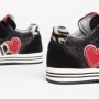 SNEAKERS NERO GIARDINI JUNIOR